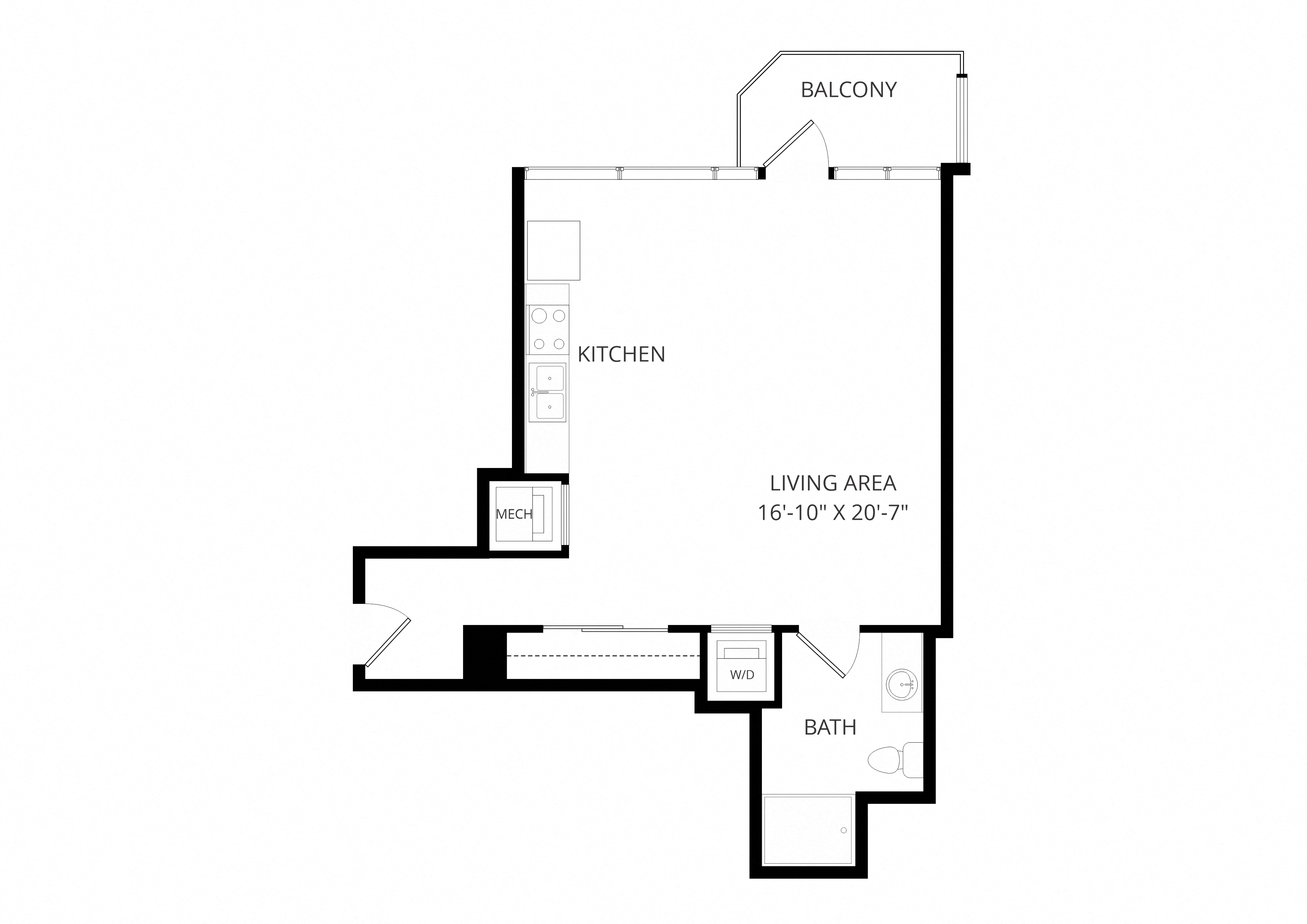 S3_Studio floor plan